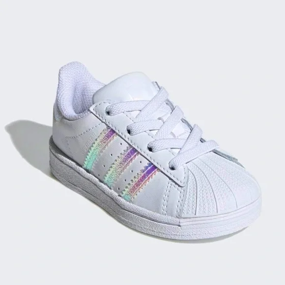 Adidas Originals Superstar White Metallic Kids Baby Superstar